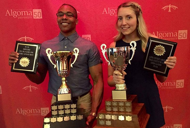 Karissa Kajorinne and Andre Barber named Algoma Athletes of the Year