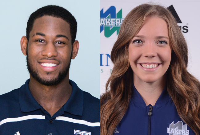 Johnson, Rochefort named Investors Group OUA Athletes of the Week