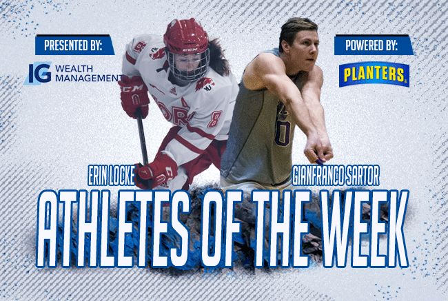Locke, Sartor named IG Wealth Management Athletes of the Week, powered by Planters