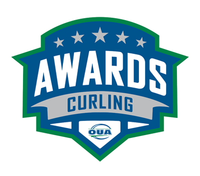 OUA Curling Awards logo on a white background