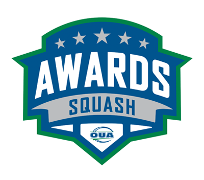 OUA Squash Awards logo on a white background