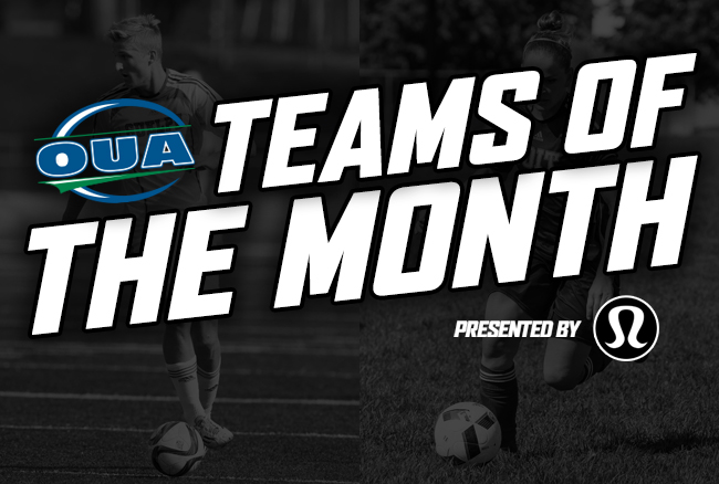 Guelph men's soccer, UOIT women's soccer named OUA Teams of the Month