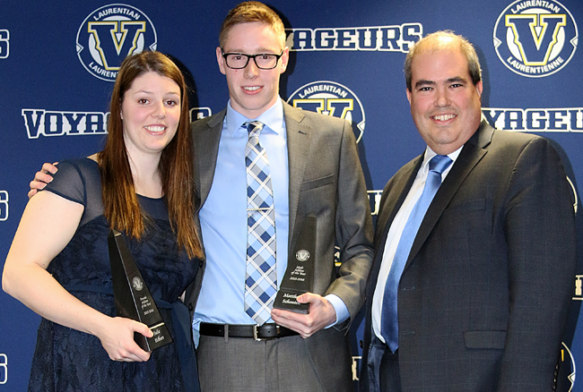 Hébert and Schouten named Laurentian Athletes of the Year