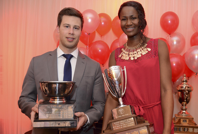 Cedric McNicoll named McGill male athlete of the year at 38th annual athletics awards gala