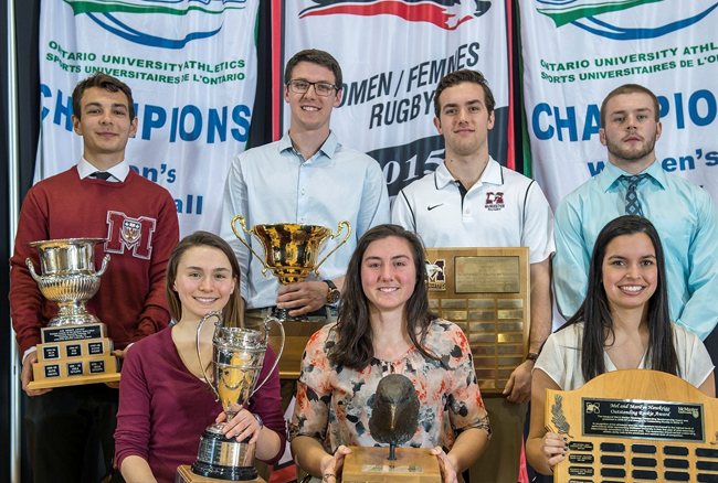 Nelles and Maar take home top honours at McMaster Athletics awards
