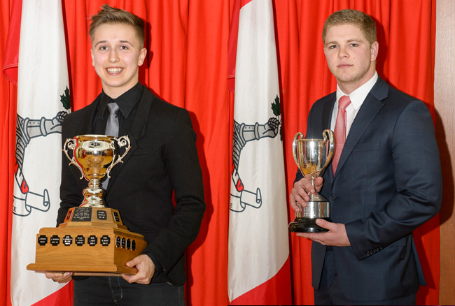Gawne and Courtney named RMC Athletes of the Year