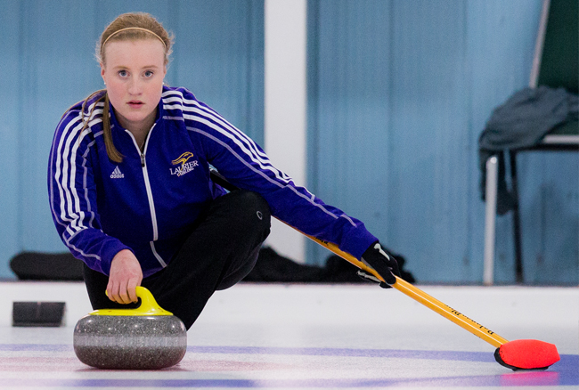 Laurier men and women improve to 6-0 through Day 3 at the OUA Curling Championship