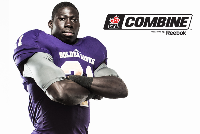 Golden Hawks Ackie and other OUA standouts shine at the 2015 CFL National Combine