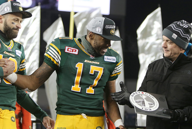 Former Laurier standout Chambers named Grey Cup Most Valuable Canadian