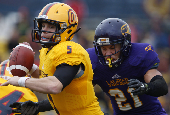 Laurier spoils Gaels Homecoming with a 49-26 victory