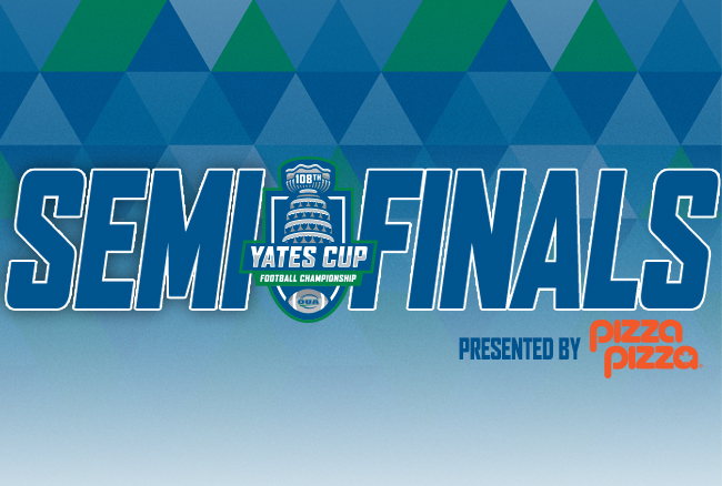 Quest for the 108th Yates Cup continues in Guelph and London with Saturday semifinals