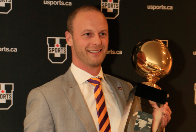 Wilfrid Laurier head coach Michael Faulds wins Frank Tindall Trophy