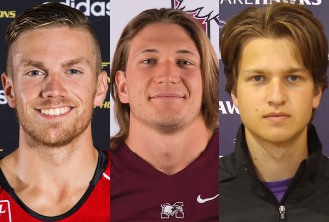 Roberts, Heathcote and Mesher named OUA Football Players of the Week
