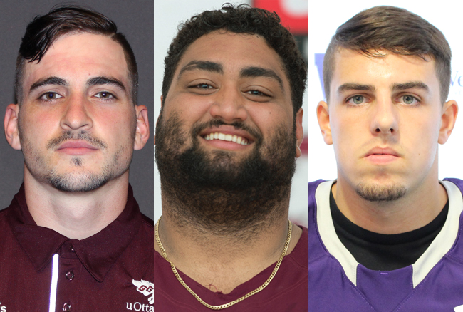 Baines, Barry, Liegghio named OUA Football Players of the Week