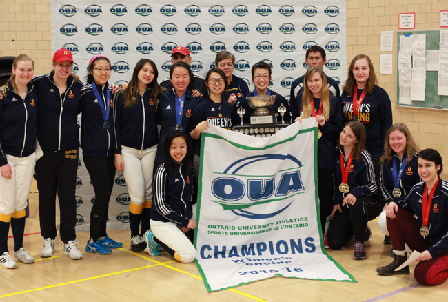 Gaels three-peat as OUA Women's Fencing champions