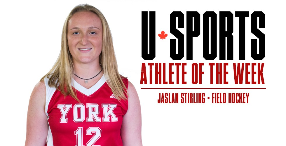 York's Jaslan Stirling Named U SPORTS Female Athlete of the Week