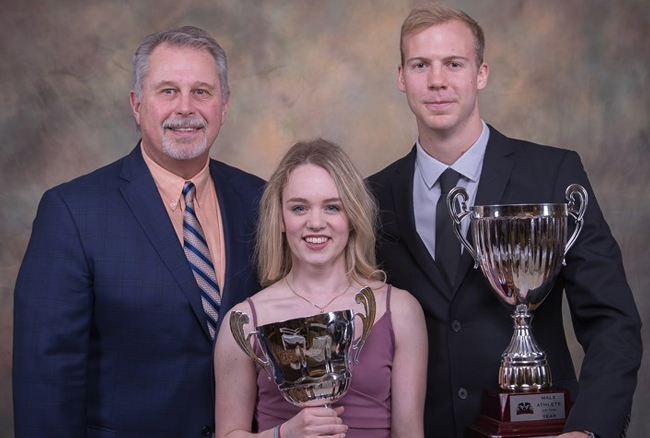 Desveaux and Bradey named Brock Sports Athletes of the Year