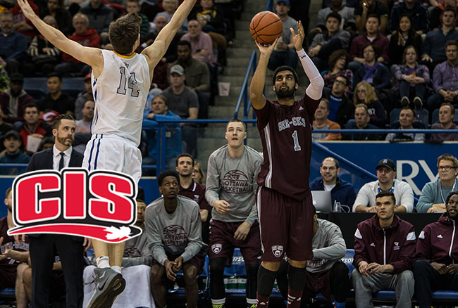 Gee-Gees get by host Rams, meet crosstown rivals in CIS championship rematch