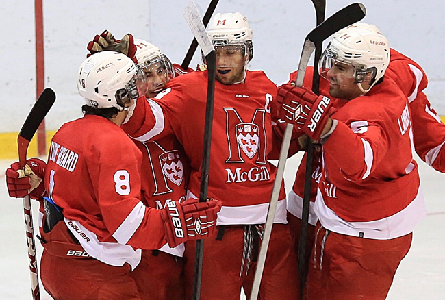 Hockey history made as Redmen sweep Pats on own turf, advance to OUA East final series