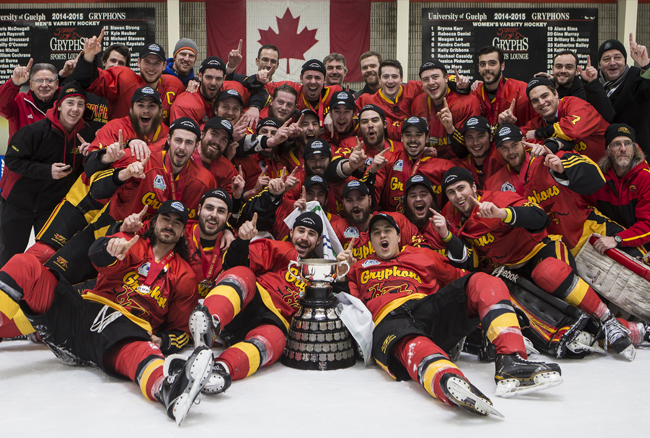 Gryphons defeat UQTR Patriotes 4-0 to claim first Queen's Cup in 18 years