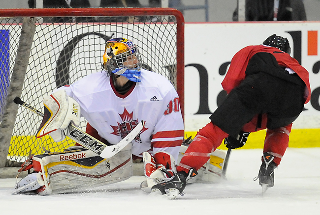 CIS all-stars beat National Junior Team prospects in shootout in Game 1