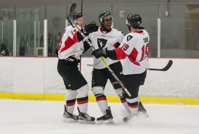 Ravens take Game 1 against Patriotes with five-goal outburst