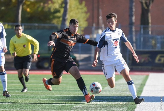 Blues fall in extra time to Capers at CIS Men's Soccer Championship