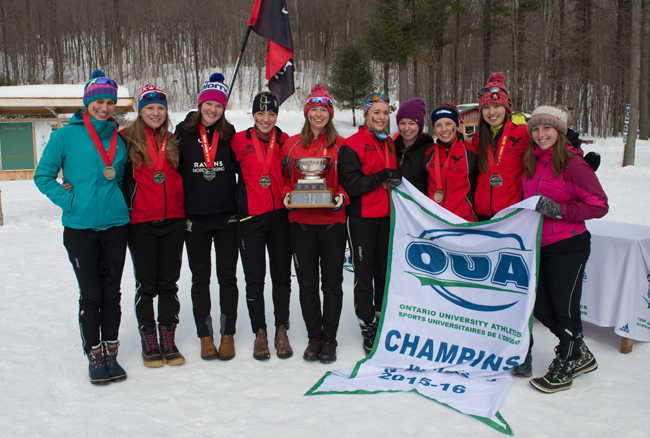 Carleton and Lakehead capture OUA Nordic Skiing Championship banners