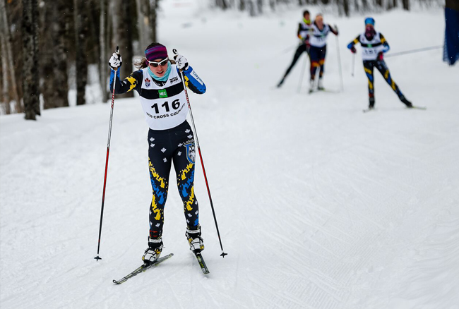 Lakehead wins double gold on Day One of the OUA Nordic Skiing Championship