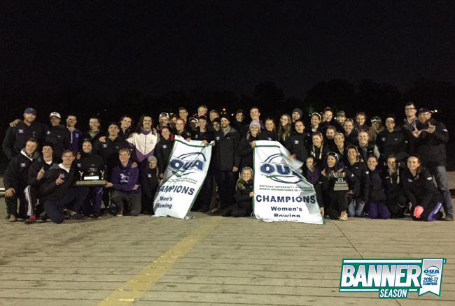 Mustangs successfully defend OUA Rowing Championship titles