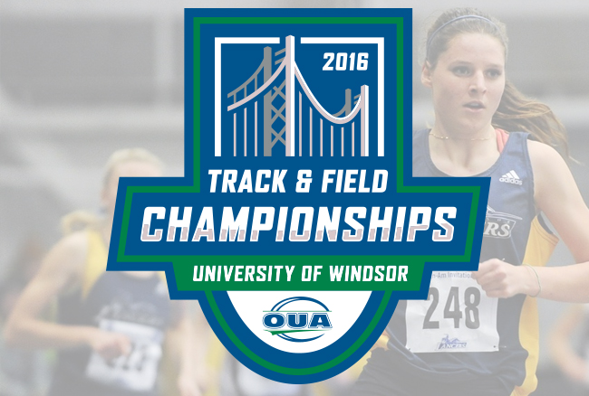 OUA Track and Field Championships underway from the Dennis Fairall Fieldhouse