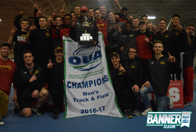 Gryphons sweep team titles at OUA Track and Field Championships