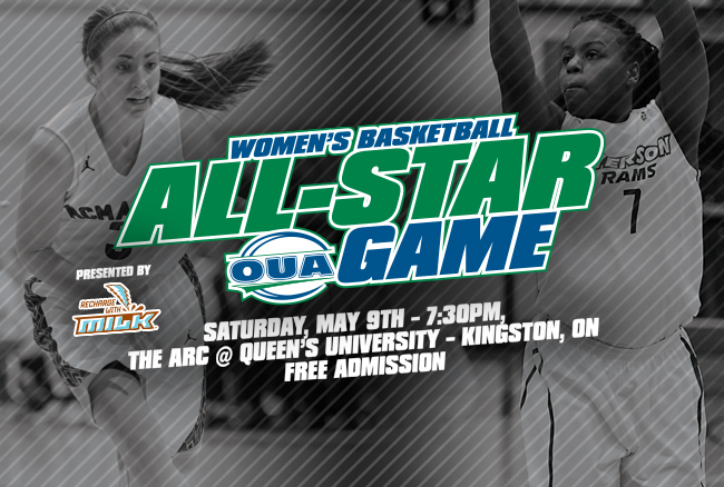 OUA Women's Basketball All-Stars travel to Kingston for 8th annual OUA All-Star Game, presented by Recharge with Milk
