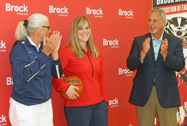 Badgers introduce Ashley MacSporran as new women's basketball head coach