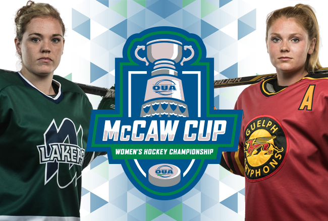 Gryphons and Lakers face off this afternoon for the McCaw Cup, presented by CCM
