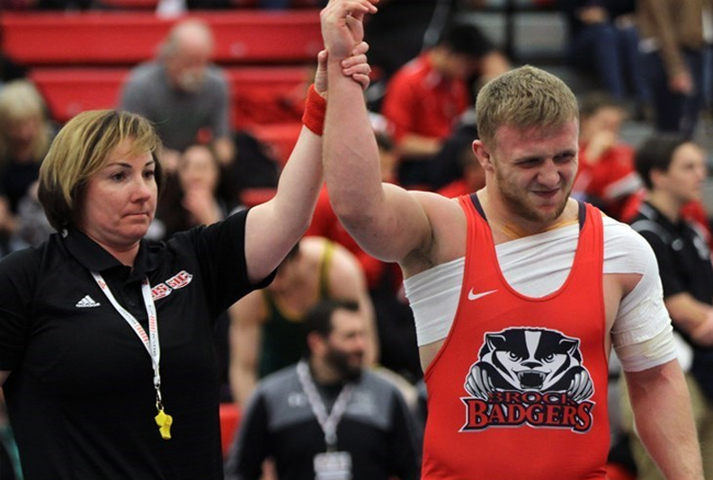 Host Badgers lead the way after Day One of CIS wrestling championships