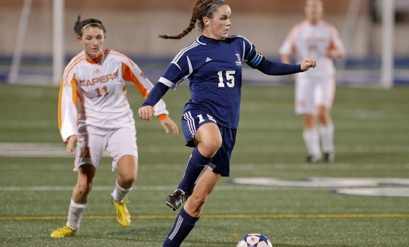 CIS women's soccer championship: Capers, Blain hold off host Blues in thrilling nightcap