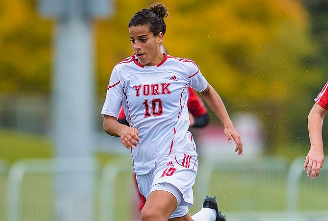 York’s Ghoneim named CIS women’s soccer player of the year