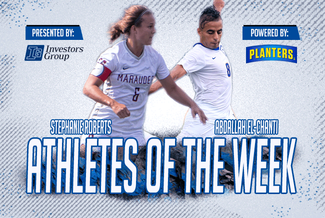 Roberts, El-Chanti named Investors Group Athletes of the Week, powered by Planters