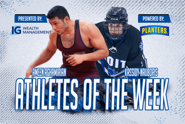 Nauboris, Aghamirian named IG Wealth Management Athletes of the Week, powered by Planters