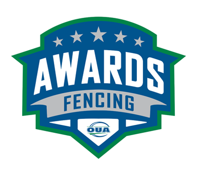 OUA Fencing Awards logo on a white background