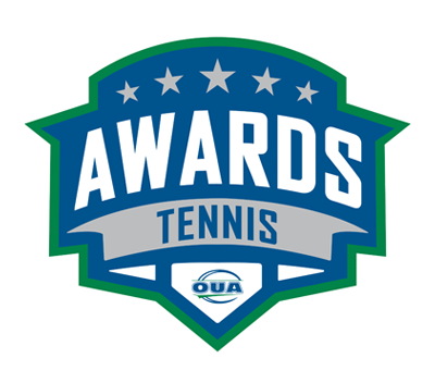OUA Tennis Awards logo on a white background