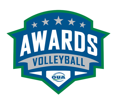 OUA Volleyball Awards logo on a white background