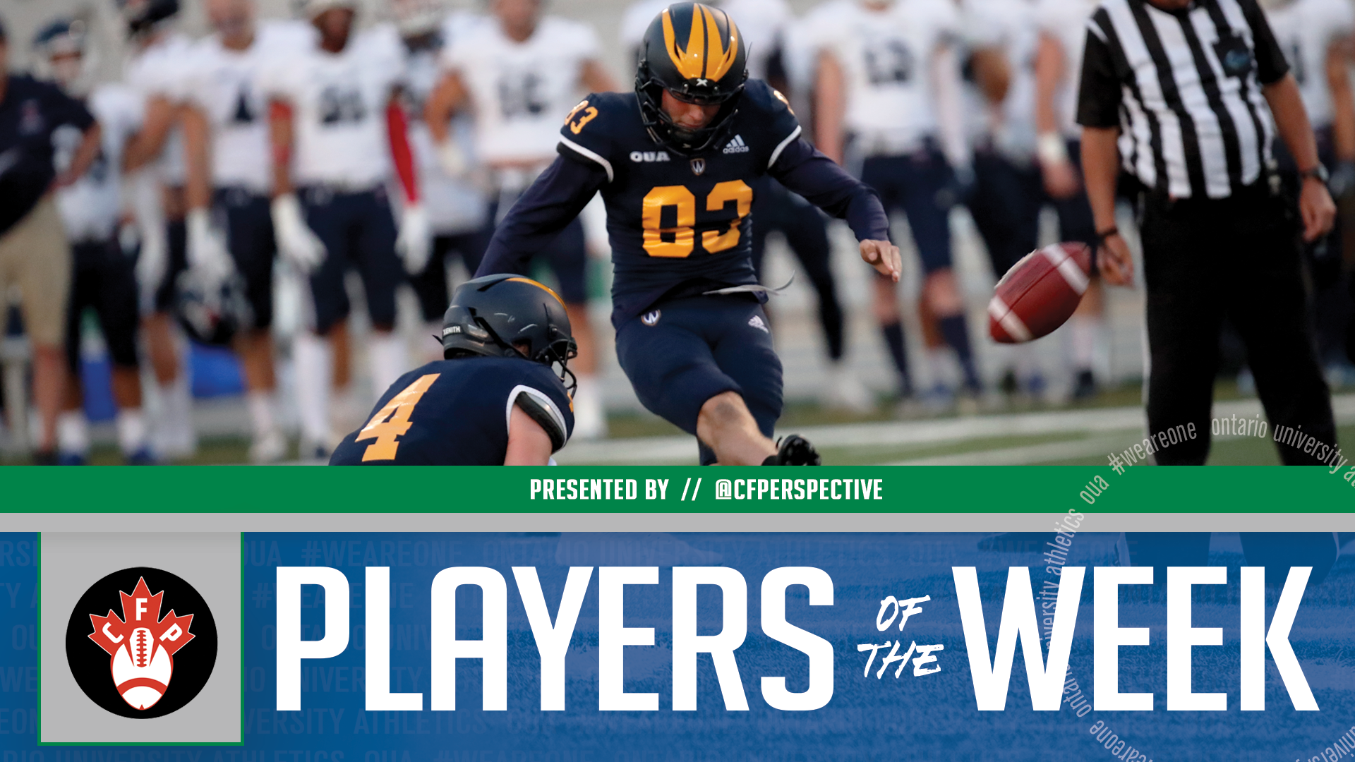 Wanadi, Hutchinson, Lidster named OUA football players of the week