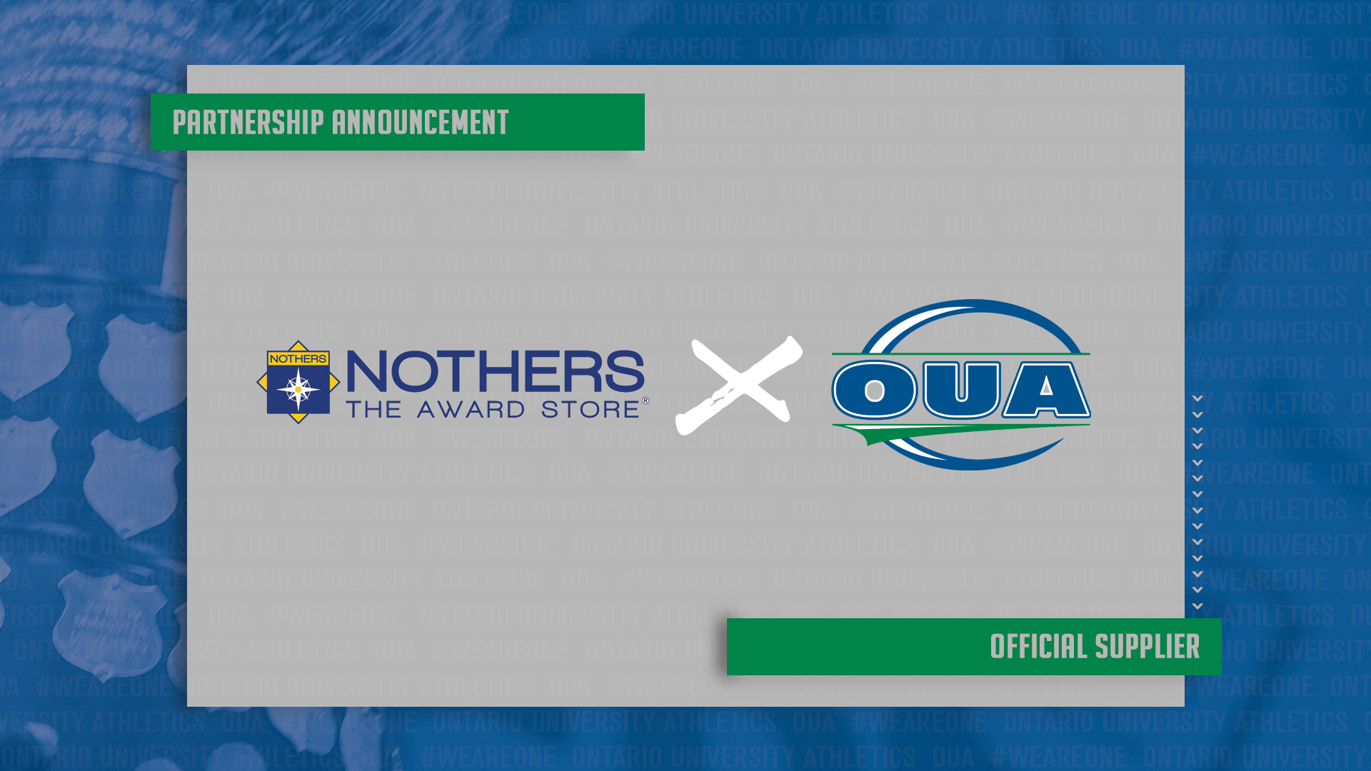 OUA announces multi-year partnership with Nothers The Award Store