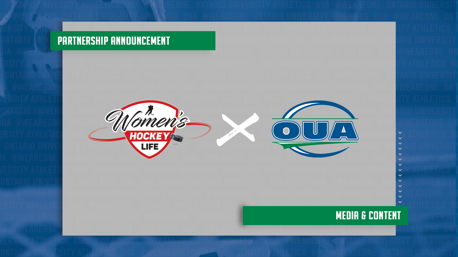 OUA partners with Women's Hockey Life for 2022-23 season
