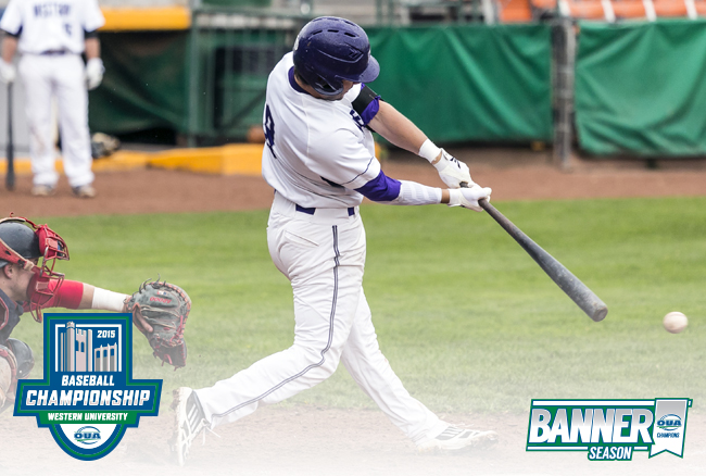 Host Mustangs undefeated on day one of the OUA Baseball Championship