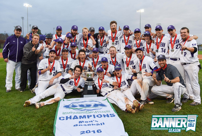 Mustangs defeat Badgers 6-3 to repeat as OUA Baseball champions