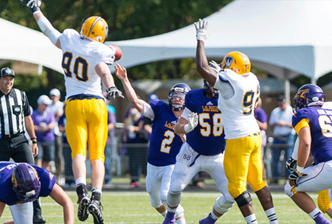 Lancers spoil Homecoming as Laurier falls 22-18