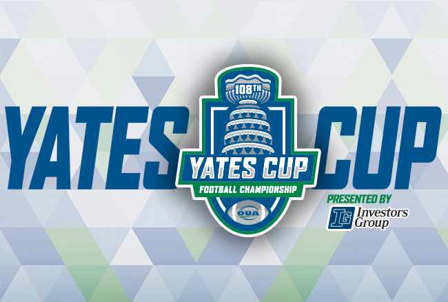 Gryphons and Mustangs to clash in 108th Yates Cup, presented by Investors Group
